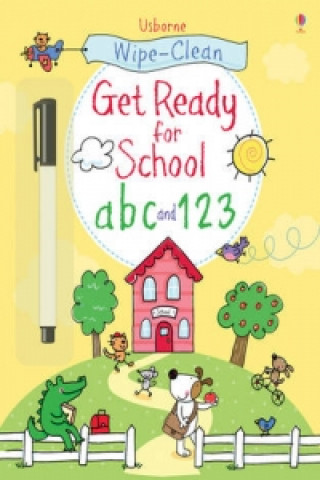 Book Wipe-clean Get Ready for School abc and 123 Sam Taplin