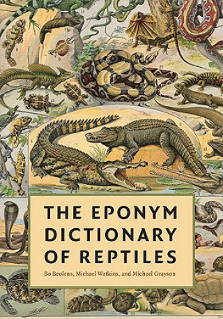 Kniha Eponym Dictionary of Reptiles Bo Beolens