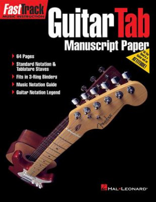 Книга FastTrack - Guitar Tab Manuscript Paper 