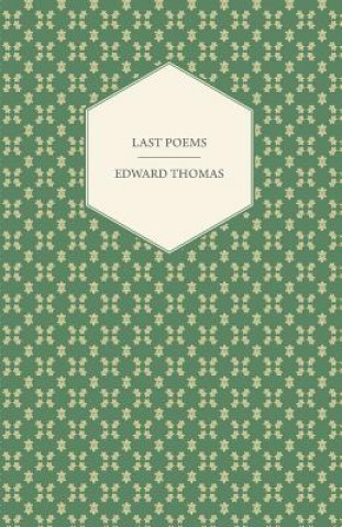 Книга Last Poems Edward Thomas