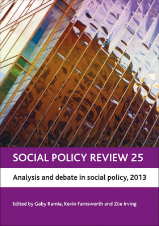 Könyv Social Policy Review 25 Gaby Ramia