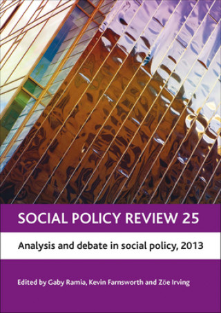 Kniha Social Policy Review 25 Gaby Ramia