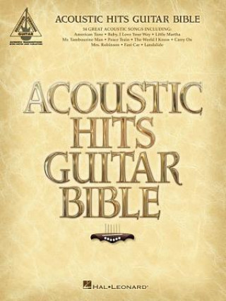 Könyv Acoustic Hits Guitar Bible Hal Leonard Corp