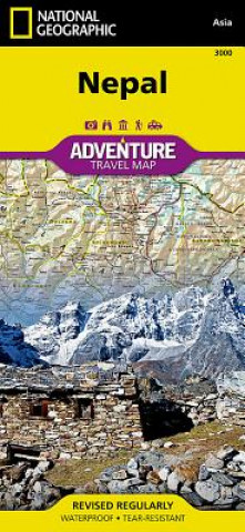 Printed items Nepal National Geographic Maps