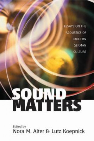 Książka Sound Matters N Alter