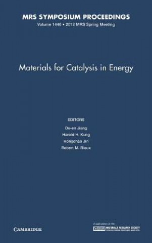 Könyv Materials for Catalysis in Energy: Volume 1446 De-en Jiang