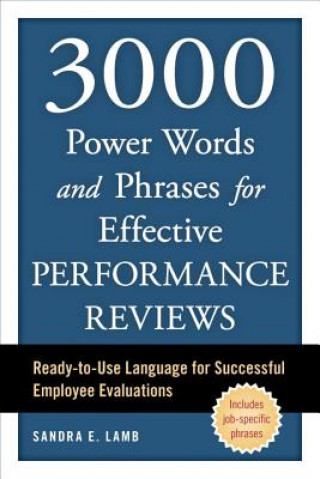Kniha 3000 Power Words and Phrases for Effective Performance Reviews Sandra E. Lamb