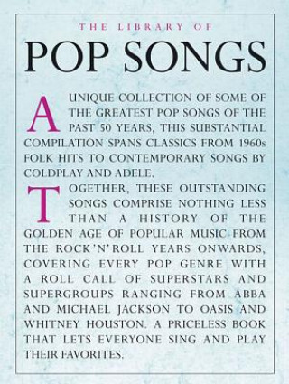 Book Library of Pop Songs Hal Leonard Corp