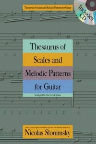 Könyv Thesaurus of Scales and Melodic Patterns for Guitar Nicolas Slonimsky