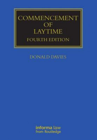 Kniha Commencement of Laytime Donald Davies