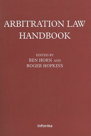 Book Arbitration Law Handbook Roger Hopkins