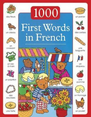 Książka 1000 First Words in French Guillaume Dopffer
