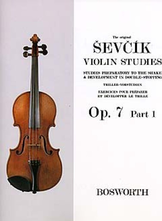 Kniha Original Sevcik Violin Studies Op.7 Part 1 Otakar Sevcik