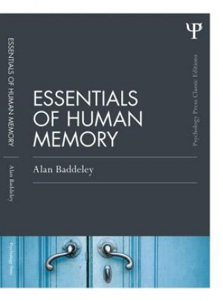 Book Essentials of Human Memory (Classic Edition) Alan Baddeley