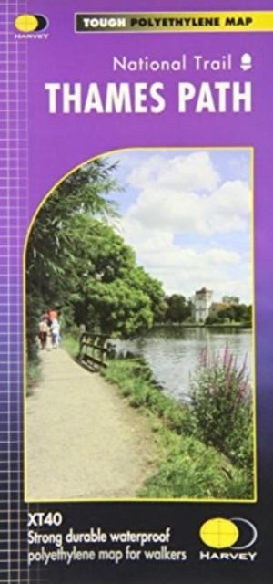 Knjiga Thames Path HarveyMapServicesLtd