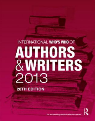 Könyv International Who's Who of Authors and Writers 2013 Europa Publications
