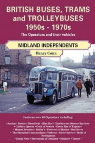 Könyv British Buses and Trolleybuses 1950s-1970s Henry Conn