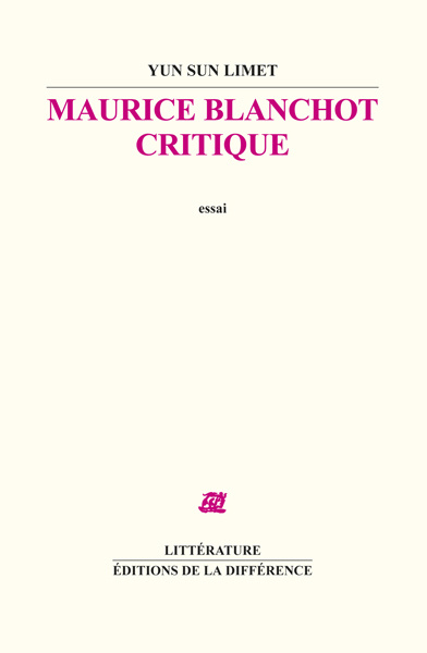 Kniha Maurice Blanchot Critique Essai 