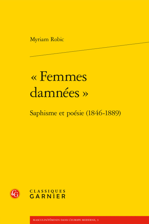 Book Femmes Damnees Saphisme Et Poesie 18 