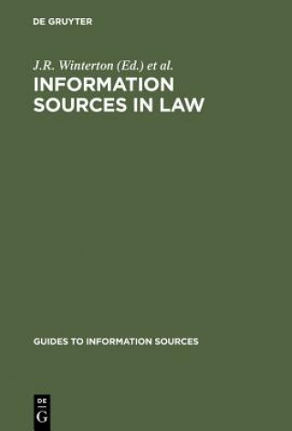 Książka Information Sources in Law J R Winterton