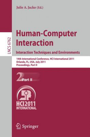 Kniha Human-Computer Interaction: Interaction Techniques and Environments Julie A Jacko