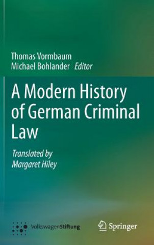 Kniha Modern History of German Criminal Law Vormbaum