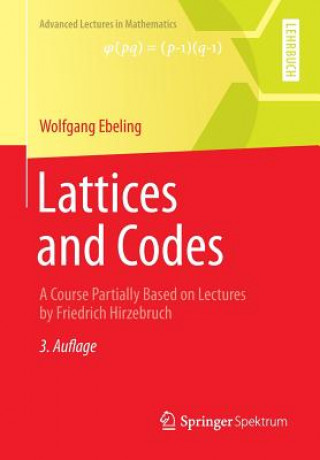 Kniha Lattices and Codes Wolfgang Ebeling
