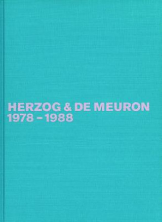 Kniha Herzog & de Meuron 1978-1988 Gerhard Mack
