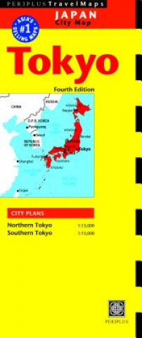 Tiskanica Tokyo Travel Map Fourth Edition Periplus Editions