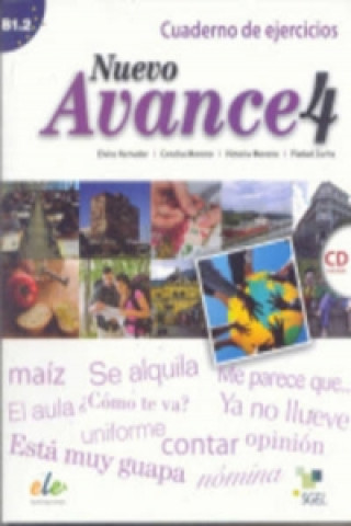 Knjiga Nuevo Avance 4 Exercises Book + CD B1.2 