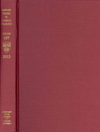 Kniha Harvard Studies in Classical Philology, Volume 107 Jeremy Rau