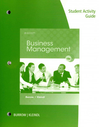 Kniha Student Activity Guide for Burrow/Kleindl's Business Management, 13th James L Burrow