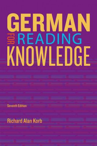Kniha German for Reading Knowledge Richard Korb