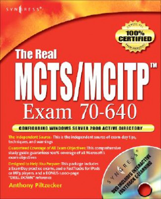 Livre Real MCTS/MCITP Exam 70-640 Prep Kit Anthony Piltzecker