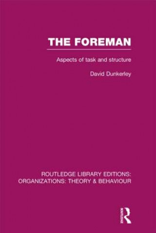 Book Foreman (RLE: Organizations) David Dunkerley