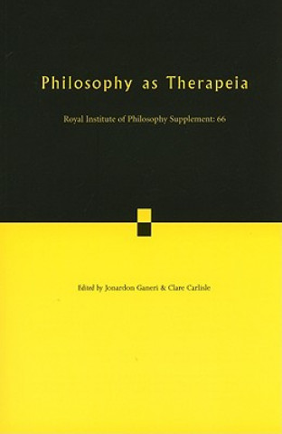 Livre Philosophy as Therapeia Clare Carlisle