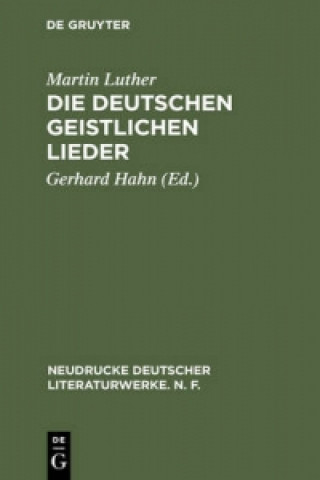 Carte deutschen geistlichen Lieder Martin Luther