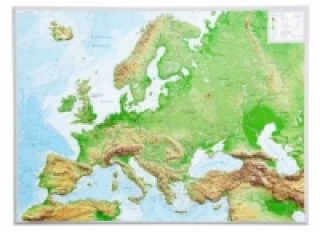 Tiskovina Europa, Reliefkarte, Groß. Europe André Markgraf
