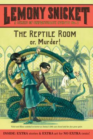 Carte The Reptile Room. Das Haus der Schlangen, englische Ausgabe Lemony Snicket