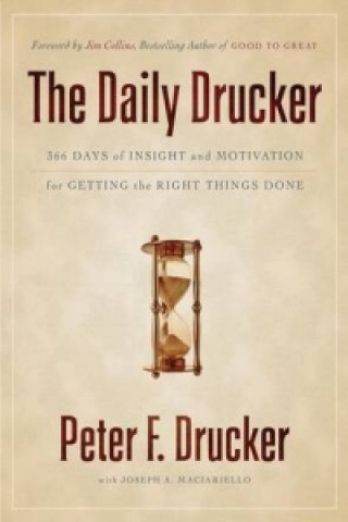 Könyv The Daily Drucker Peter F. Drucker