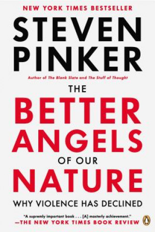 Kniha Better Angels of Our Nature Steven Pinker