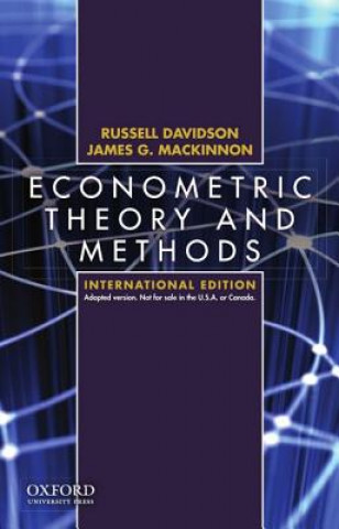 Kniha Econometric Theory and Methods Russell Davidson