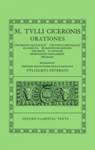 Kniha Cicero Orationes. Vol. V icero