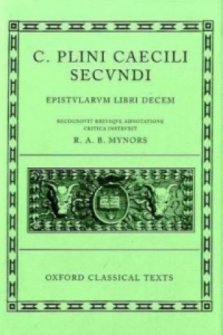 Könyv Pliny the Younger Epistularum Libri Decem linius der Jüngere
