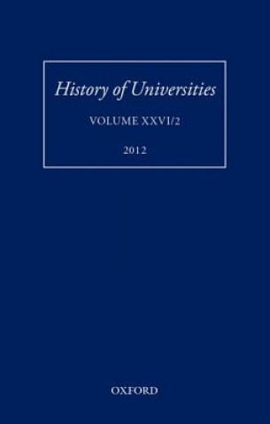 Kniha History of Universities Mordechai Feingold