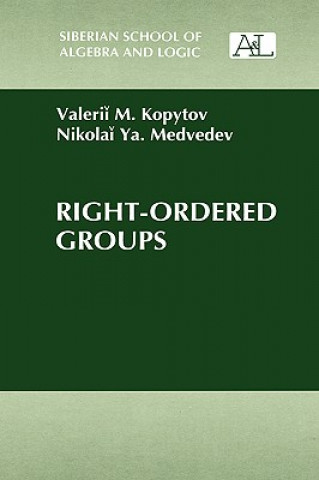Knjiga Right-Ordered Groups V.M. Kopytov