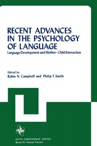 Książka Recent Advances in the Psychology of Language Robin N. Campbell