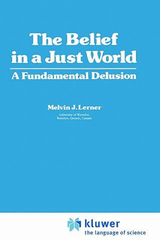 Βιβλίο Belief in a Just World Melvin Lerner