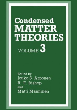 Könyv Condensed Matter Theories Jouko Arponen