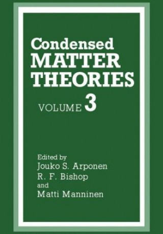 Книга Condensed Matter Theories Jouko Arponen